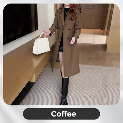 ❄️Winter Specials❄️ Women's Elegant Warm Trench Coat✨