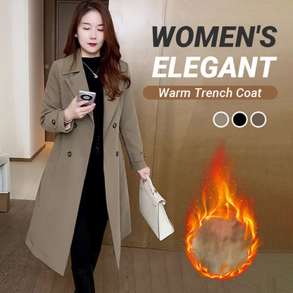 ❄️Winter Specials❄️ Women's Elegant Warm Trench Coat✨