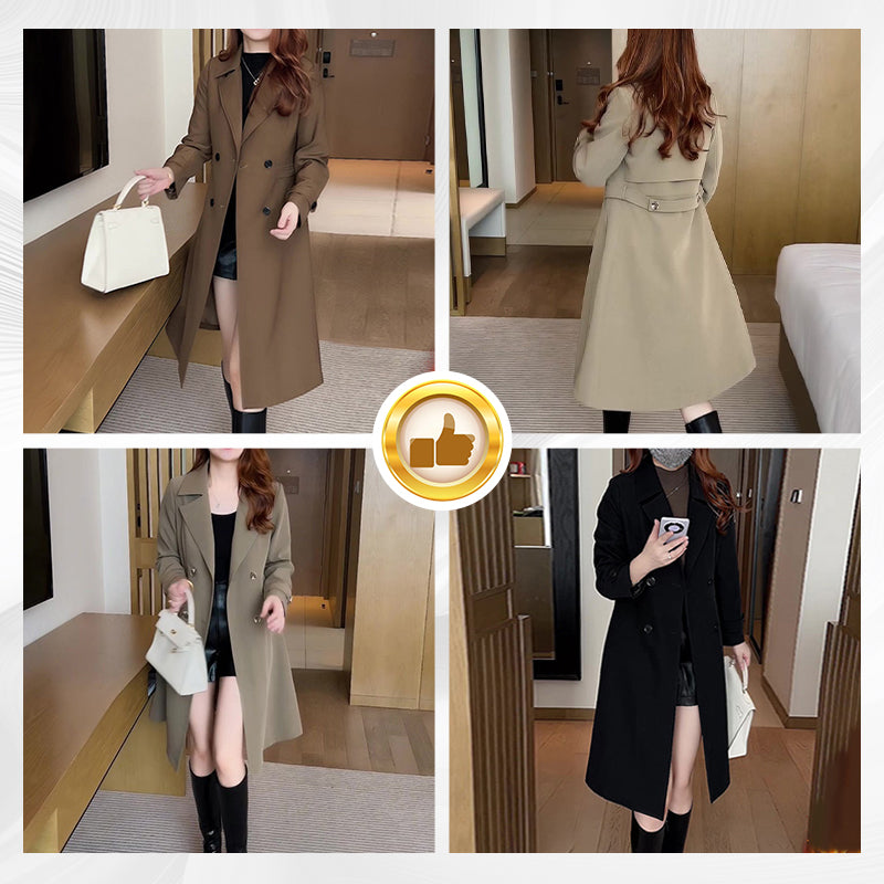 ❄️Winter Specials❄️ Women's Elegant Warm Trench Coat✨