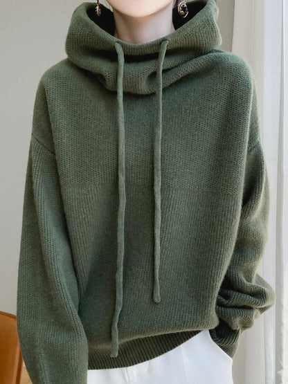 Kristen - Knitted Hoodie